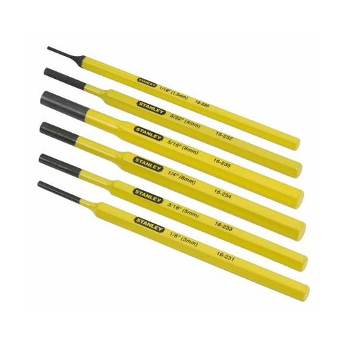 Stanley Centre Punch Set 6pcs