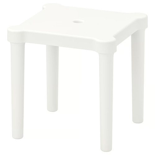 UTTER Children's stool, in/outdoor, white