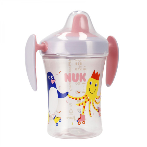 NUK Trainer Cup Evo 230ml 6m+, pink