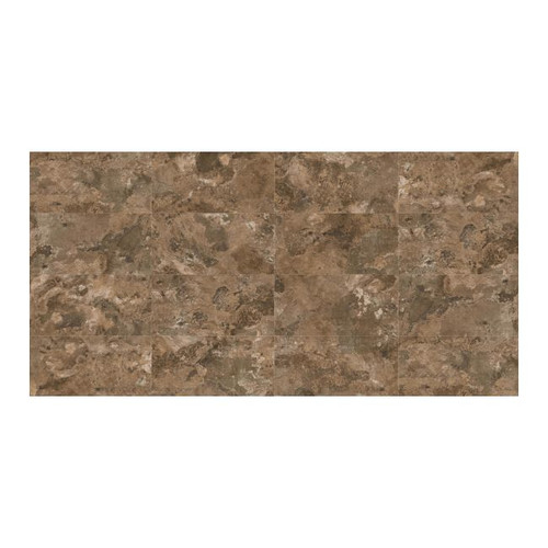 Vinyl Wall Panel SPC Marble Brown 47 x 94 cm 1.767 m2