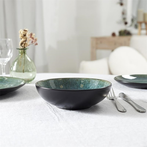 Deep Plate Elia 18.5 cm, green