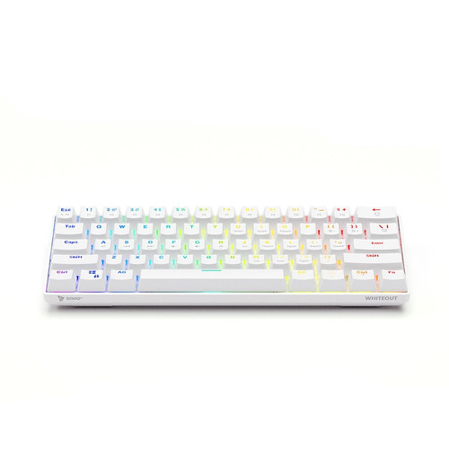 Savio Wired Keyboard Whiteout Blue