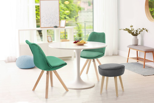 Table Fiber 90cm, white