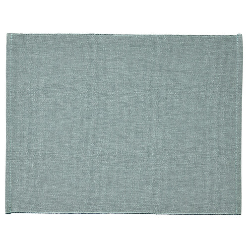SVARTSENAP Place mat, green-blue, 35x45 cm