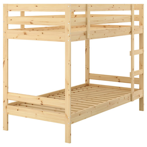 MYDAL Bunk bed frame, pine, 90x200 cm