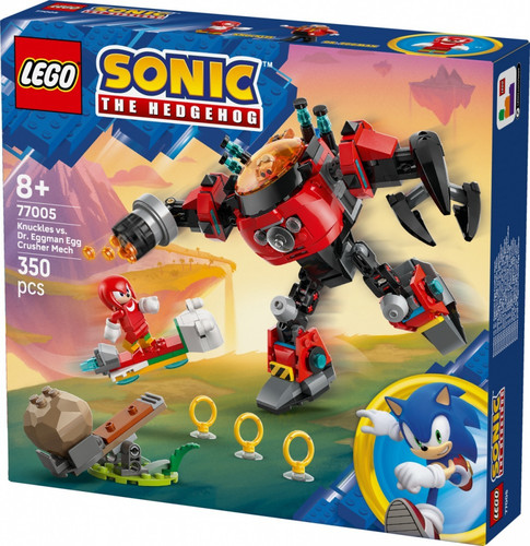 LEGO Sonic the Hedgehog Knuckles vs. Dr. Eggman Egg Crusher Mech 8+