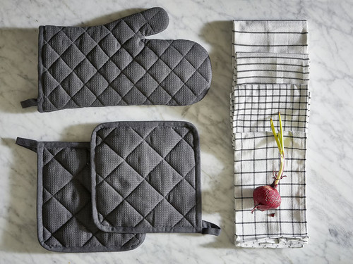 RINNIG Oven glove, grey