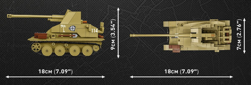 Cobi Blocks Marder III Sd.Kfz.139 420pcs 9+
