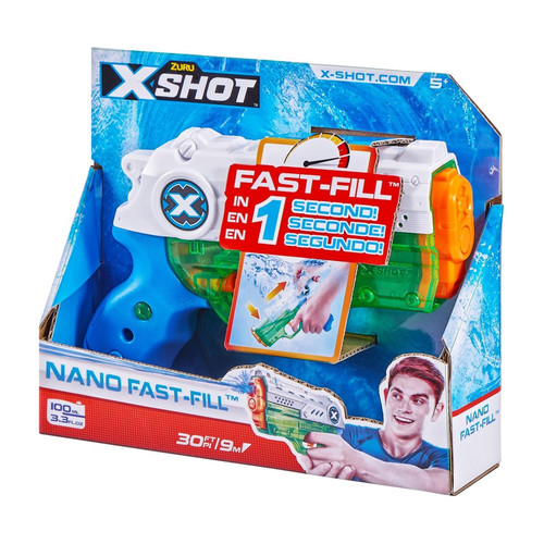 ZURU X-Shot Launcher Water Fast-Fill Nano 5+