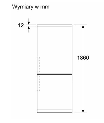 Bosch Fridge-freezer KGN362WDF