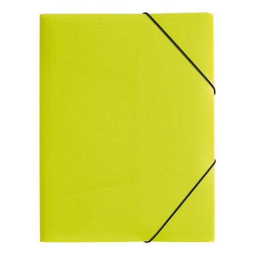 Durable Document Folder with Elastic Band A4 Trend 1pc, lime green