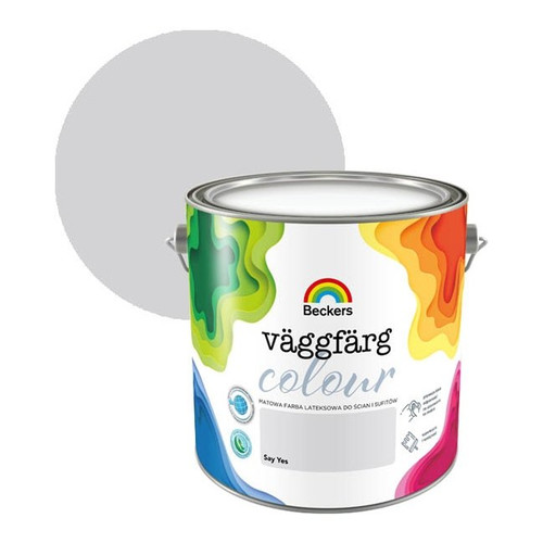 Beckers Latex Paint Vaggfarg Colour 2.5L, say yes