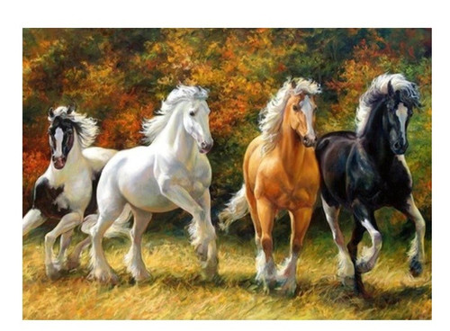 Norimpex Diamond Mosaic Galloping Horses 3+
