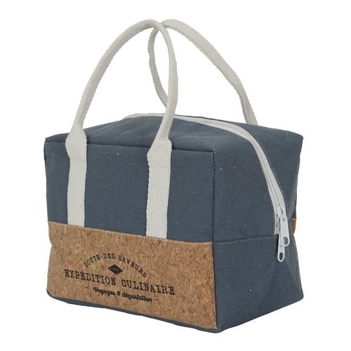 Lunch Bag Refreshing Cork 3l, blue