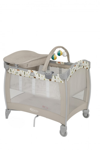 Graco Portable Cot/Playpen, Nature, up to 15kg/3y