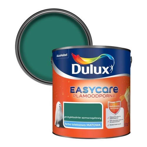 Dulux EasyCare Matt Latex Stain-resistant Paint 2.5l finely emerald