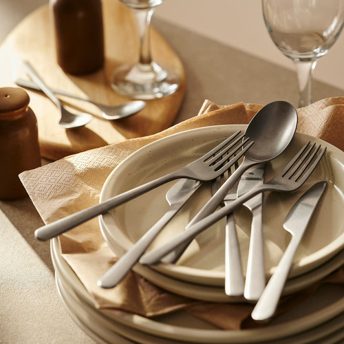 PRAKTBOTIA 16-piece cutlery set, stainless steel