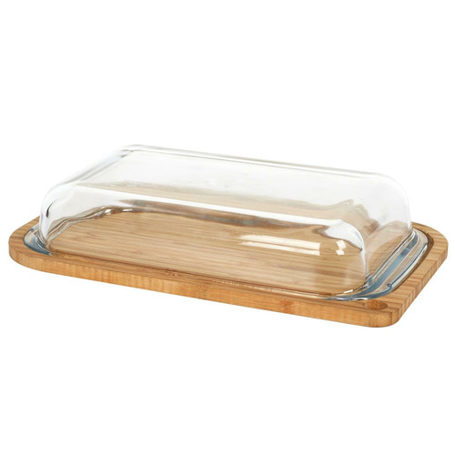 Butter Dish Clear 28cm