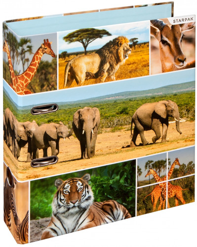 Lever Arch File A4 7cm, wild animals