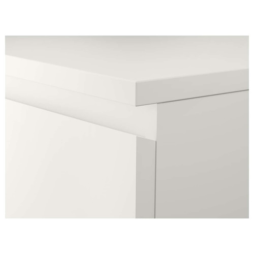 MALM Chest of 3 drawers, white, 80x78 cm