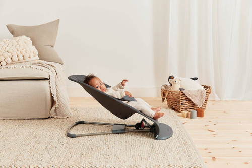 BABYBJÖRN Bouncer Bliss Woven - Anthracite + Toy