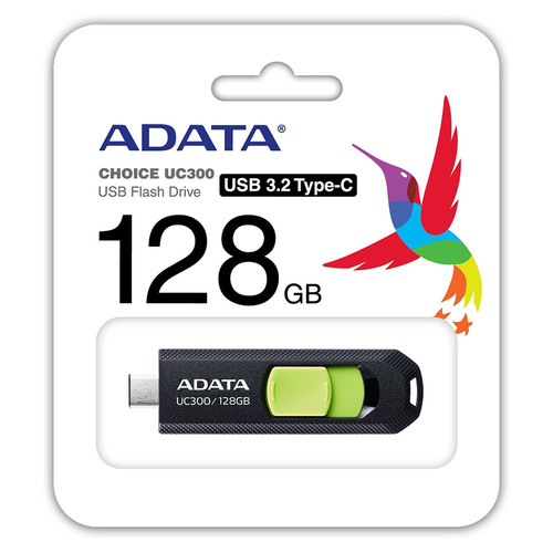 Adata Flash Drive USB Drive Pendrive UC300 128GB USB3.2-C Gen1