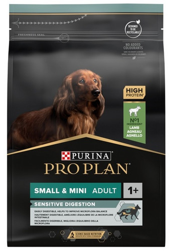 Purina Pro Plan Dog Food Adult Small & Mini OptiDigest Sensitive Digestion Lamb 3kg
