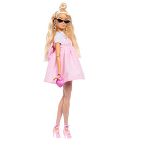 Barbie Deluxe Style Doll #3 in Pastel Pink Barbiecore Dress 3+