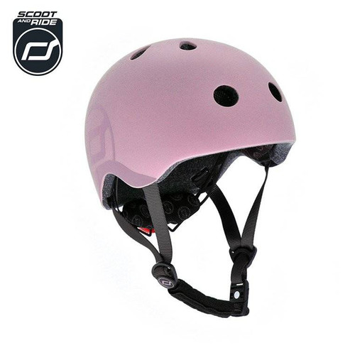 SCOOTANDRIDE Helmet for children S-M 3+ Rose