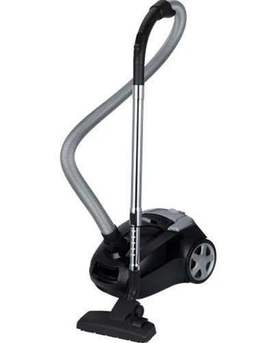 MPM MOD-54 Bagged Cylinder Vacuum Cleaner, Black/Red
