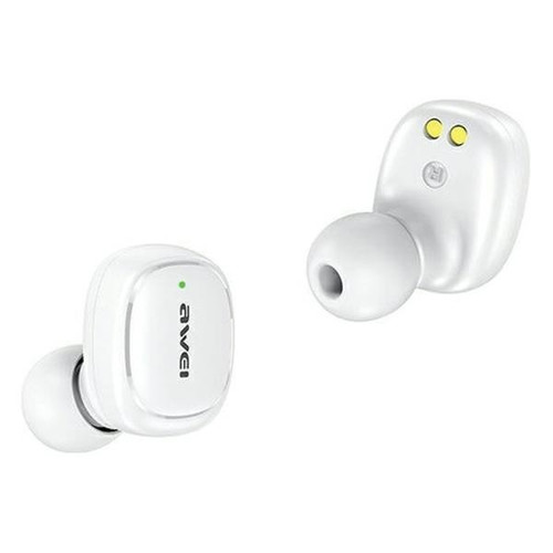 AWEI Headphones Earphones Bluetooth 5.1 T13 Pro TWS, white