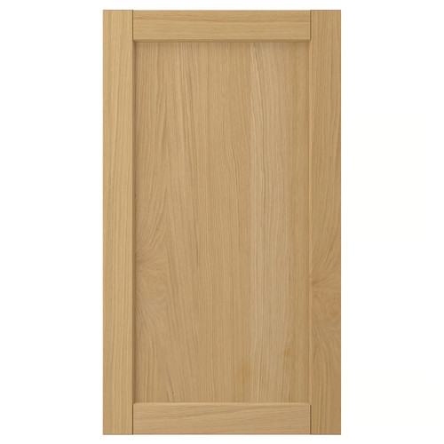 FORSBACKA Front for dishwasher, oak, 45x80 cm