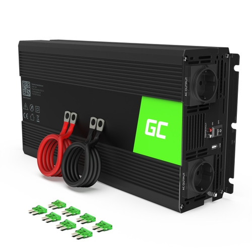Green Cell Car Power Inverter Converter 12V to 230V 1500W/3000W
