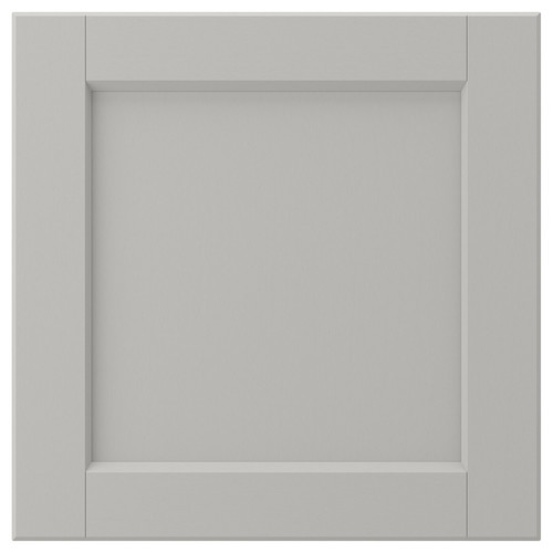 LERHYTTAN Door, light grey, 40x40 cm