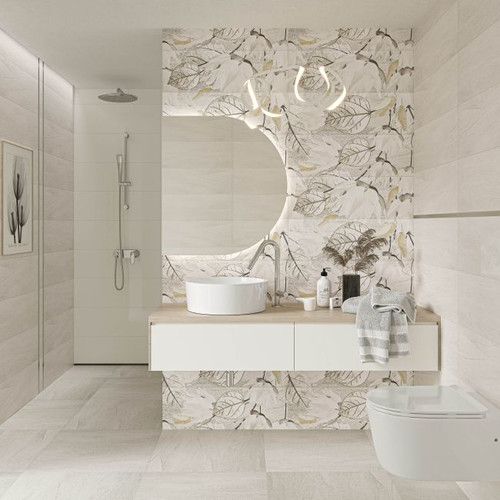 Glazed Tile Magnolia Paradyz 25 x 75 cm, grit, 1.3 m2