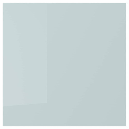 KALLARP Drawer front, high-gloss light grey-blue, 40x40 cm
