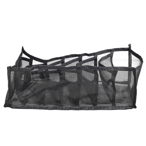 7-Compartment Drawer Organizer, black
