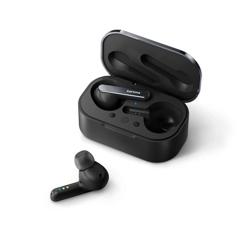 Philips True Wireless Earphones In-Ear Headphones Bluetooth TAT5506BK/00, black