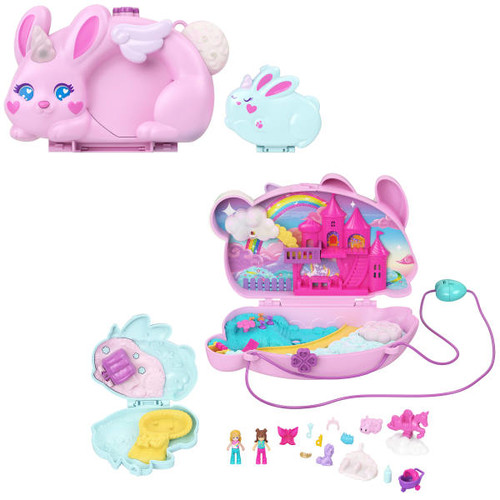 Polly Pocket Fairytale Kingdom Bunny Playset JFT88 4+