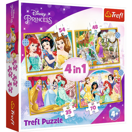 Trefl Children's Puzzle Happy Day of Clubs 4in1 4+
