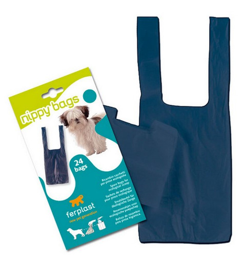 Ferplast Nippy Spare Bags for Dog Pooper Scoop Nippy L270 24 bags