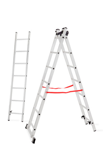 AW Aluminium Ladder Basic 3x6 Steps 150kg