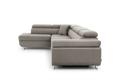 Corner Sofa-Bed Left Annabelle Maxi Vena 7, beige