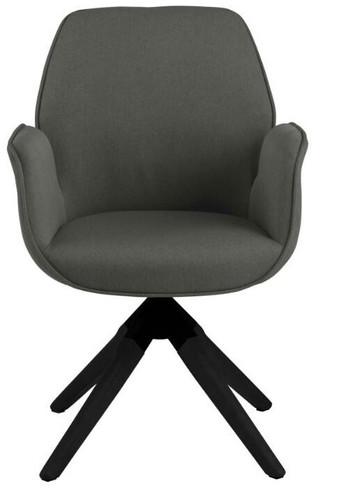 Swivel Chair Aura, auto return, dark grey/black