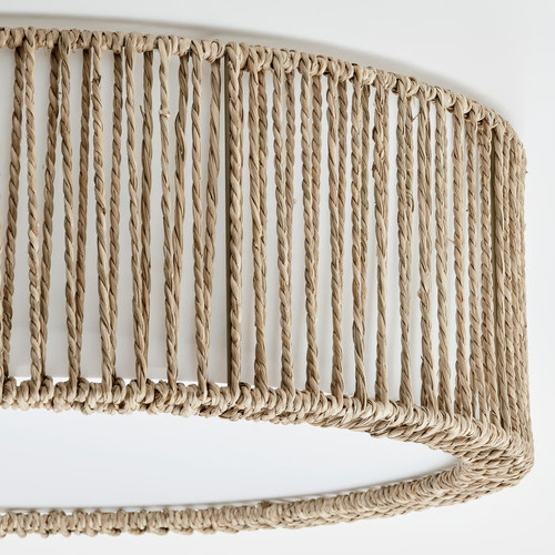 TRUBBRUFSE Ceiling lamp, sedge, 45 cm