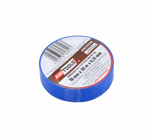 AwTools Insulating Tape 15mm x 20m, blue