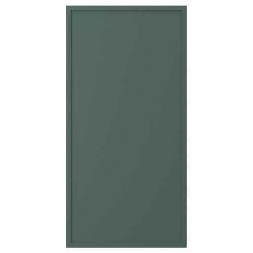 ASPUDDEN Door, dark grey-green, 40x80 cm