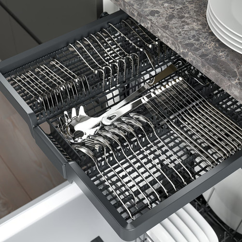 SÖDERBODA Built-in dishwasher, IKEA 500 stainless steel colour, 60 cm