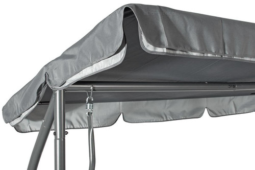 Large Garden Swing Seat Bed 2in1, grey