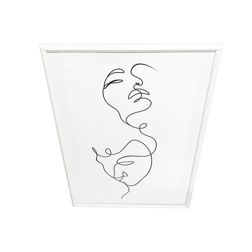 GoodHome Picture Frame Blanton 70 x 100 cm, white